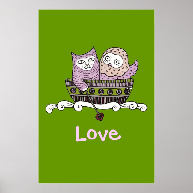 Honey Liebe Art Poster (Vorne)