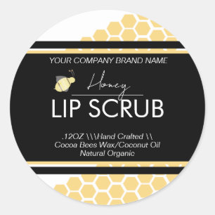 Honey Lip Business Packaging Square Sticker