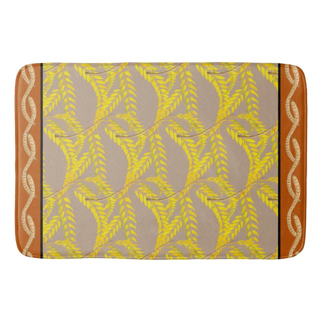 Honey Locust auf einer Bath Mat Badematte (Vorderseite)