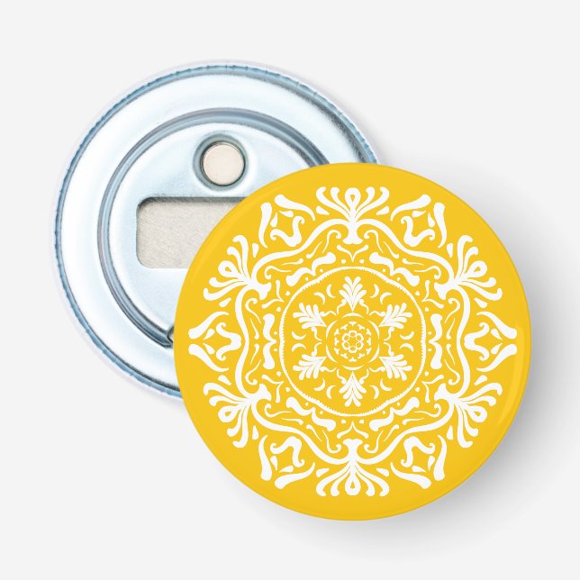 Honey Mandala Flaschenöffner (Vorderseite)