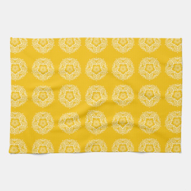 Honey Mandala Handtuch (Horizontal)