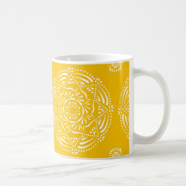 Honey Mandala Kaffeetasse (Rechts)