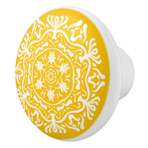 Honey Mandala Keramikknauf