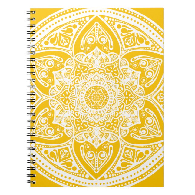 Honey Mandala Notizblock (Vorderseite)