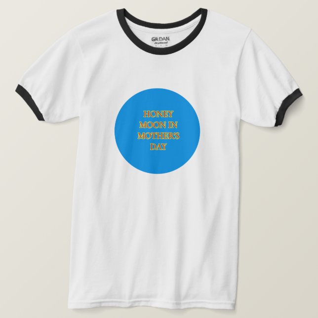 HONEY MOON IN MUTTER'S DAY FAMILY T SHIRT (Design vorne)