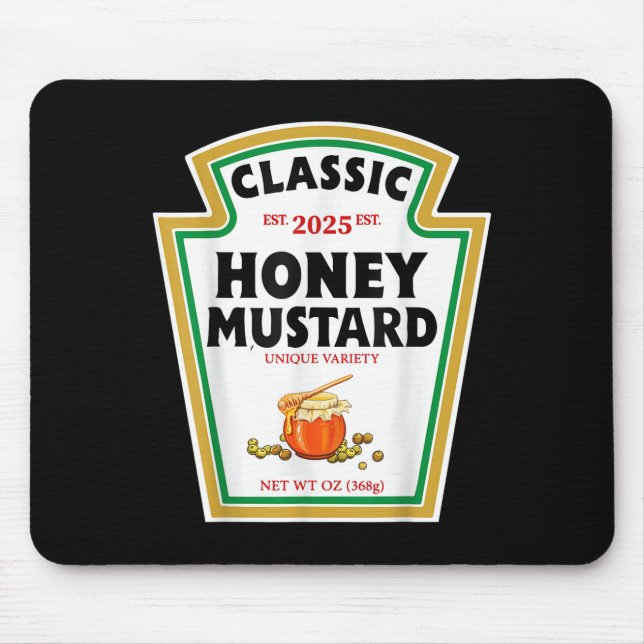 Honey Mustard Diy Halloween Costume Matching Group Mousepad (Vorne)