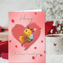 Honey Oh, wie brauche ich, dass du Valentine bist?