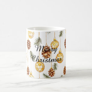 Honey Pine Cones Christmas Kaffeetasse