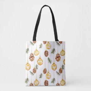Honey Pine Cones Christmas Tasche