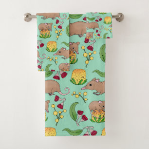 Honey Possum Badhandtuch Set