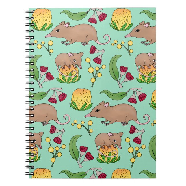 Honey Possum Notizblock (Vorderseite)