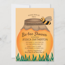 Honey Pot and Bumblebee Baby Shower Einladung