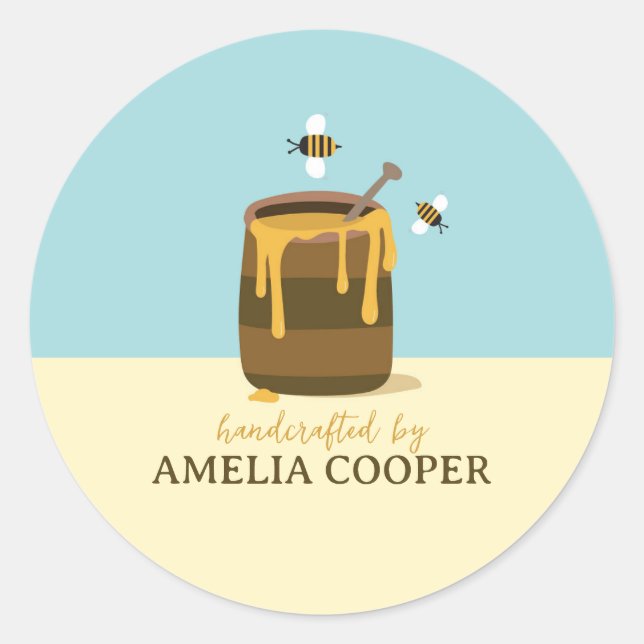 HONEY RUNDER AUFKLEBER (Vorderseite)