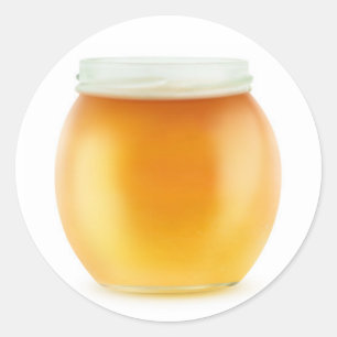 Honey Runder Aufkleber