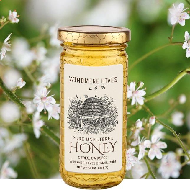 Honey Shipping Vintag Skep Elfenbeinmarke (Von Creator hochgeladen)