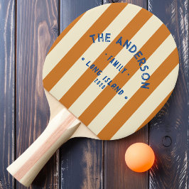 Honey Striping & Family Name Tischtennis Schläger
