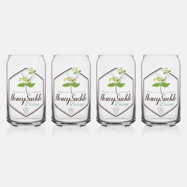 Honey Suckle Design Dosenglas (Vorderseite)