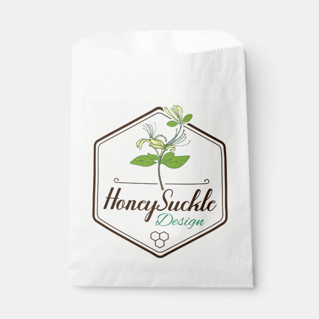 Honey Suckle Design Geschenktütchen (Vorderseite)