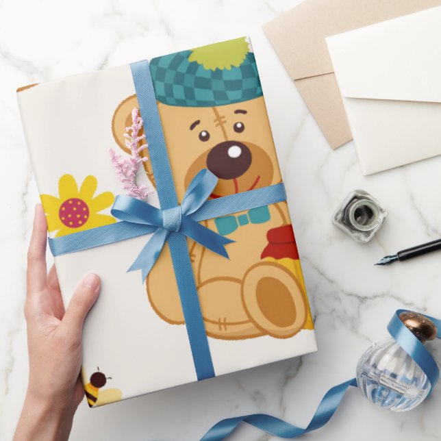 Honey Teddy Bears Geschenkpapier (Schenken)
