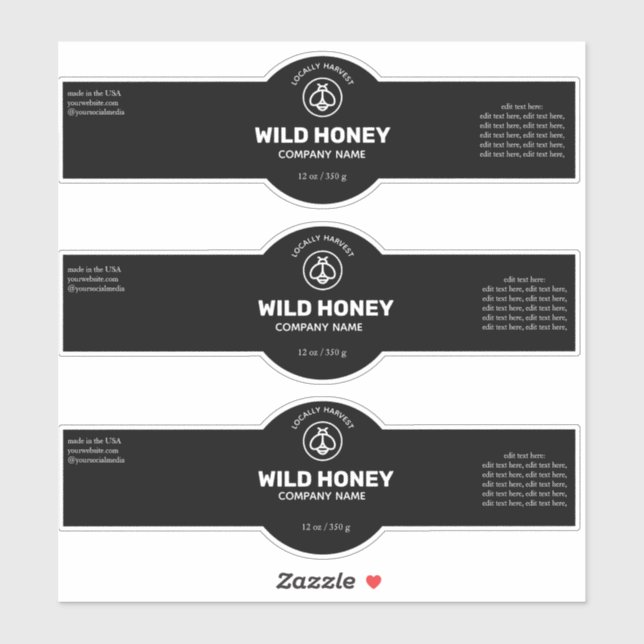 Honey Vinyl Black Label (Blatt)