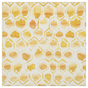 HONEY ZUHAUSE Golden Beehive Honeycomb Stoff