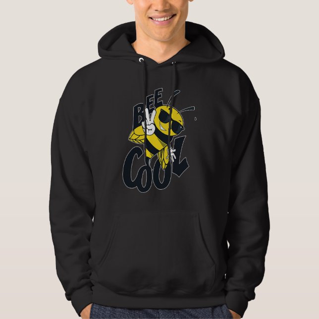 Honeybee Bumble Bee Honeycomb Hoodie (Vorderseite)