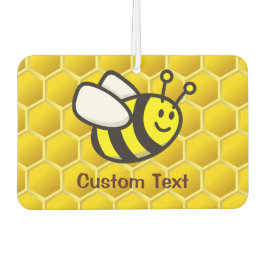 Honeybee Cartoon Air Freshener Autolufterfrischer