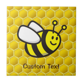 Honeybee-Cartoon Fliese