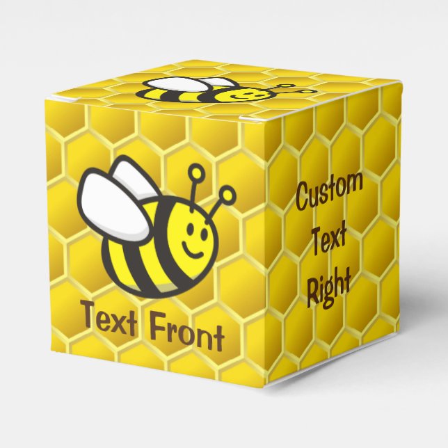 Honeybee-Cartoon Geschenkschachtel (Vorderseite)