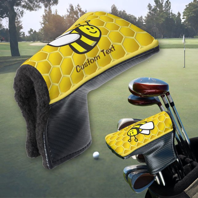 Honeybee-Cartoon Golf Headcover (Von Creator hochgeladen)