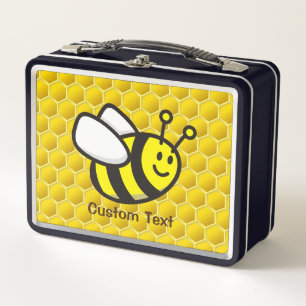 Honeybee-Cartoon Metall Brotdose