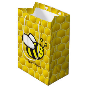 Honeybee-Cartoon Mittlere Geschenktüte