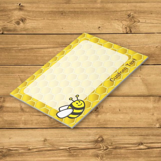 Honeybee-Cartoon Notizblock (Von Creator hochgeladen)