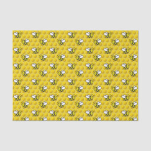 Honeybee-Cartoon Seidenpapier
