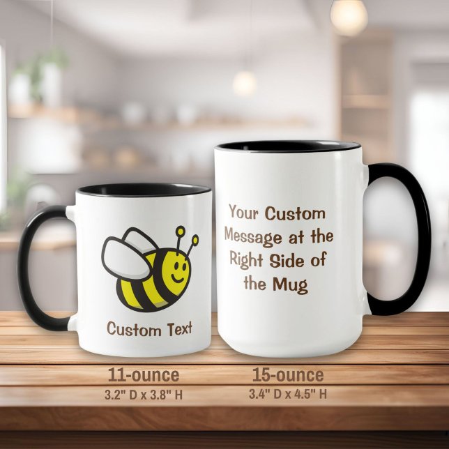 Honeybee-Cartoon Tasse (Von Creator hochgeladen)