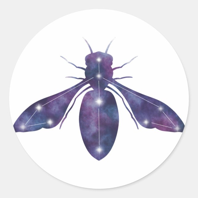 Honeybee Constellation Sticker (Vorderseite)
