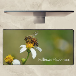 Honeybee Fotografische Pollinate Glück Schreibtischunterlage