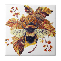 HoneyBee HoneyComb Autumn White | Fliese