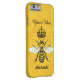 Honeybee Honeycomb Queen Bee Crown Custom Name Case-Mate iPhone Hülle (Rückseite/Rechts)