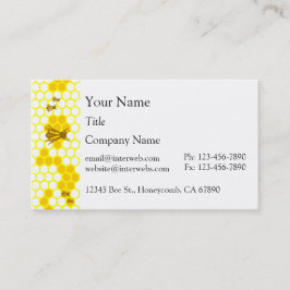 Honeybee Honeypeb Cartes de visite personnalisés