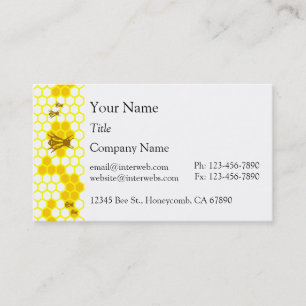Honeybee Honeypeb Cartes de visite personnalisés