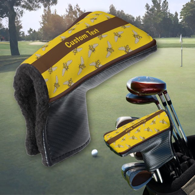 Honeybee Pattern Golf Headcover (Von Creator hochgeladen)