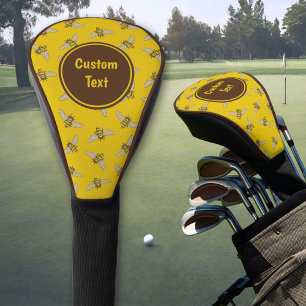 Honeybee Pattern Golf Headcover