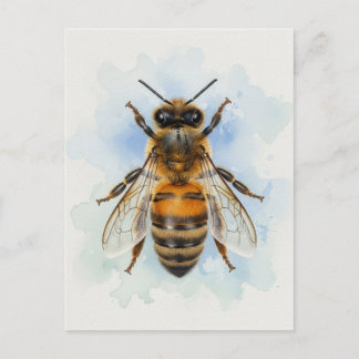 Honeybee – Watercolor Guardian Postkarte
