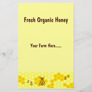 Honeybee Yellow Honey Custom Flyer
