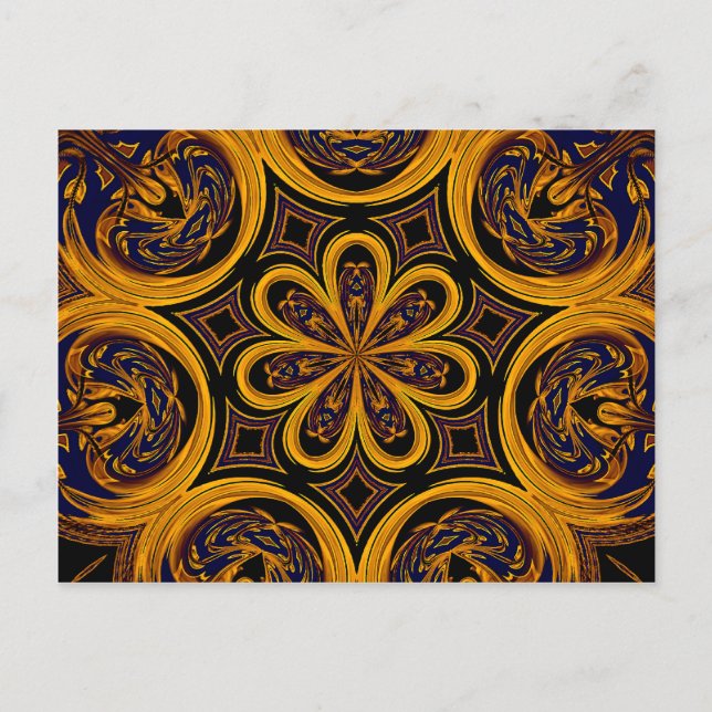 Honeycomb Artistic Postcard Postkarte (Vorderseite)