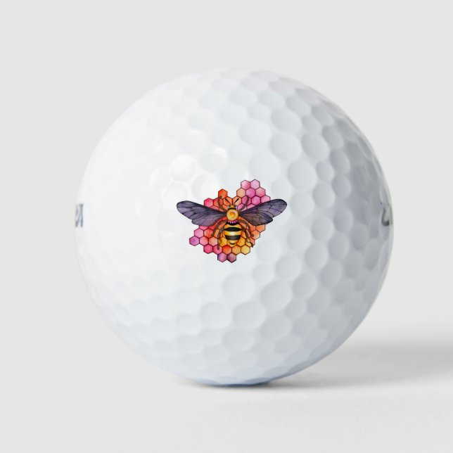 Honeycomb Bee Golfball (Vorderseite)