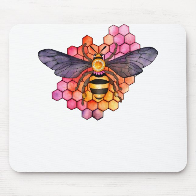Honeycomb Bee Mousepad (Vorne)