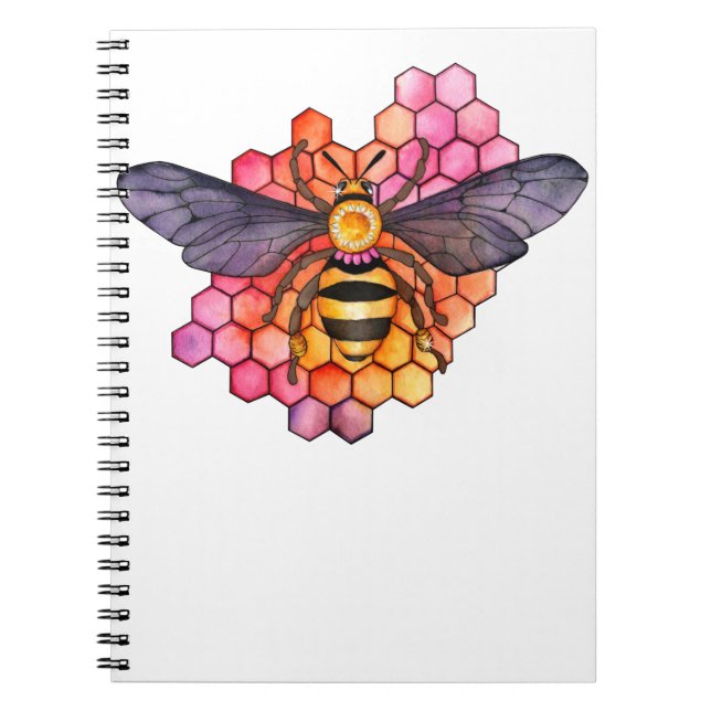 Honeycomb Bee Notizblock (Vorderseite)