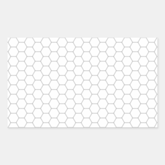 Honeycomb Image Rechteckiger Aufkleber (Vorderseite)